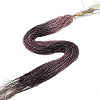 Transparent Gradient Color Glass Beads Strands GLAA-H021-01A-22-1