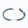 Braided Nylon Cord Bracelet Making MAK-A017-D02-05G-2