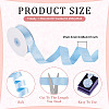1 Roll Imitation Leather Polyester Ribbon LC-TA0001-02B-3