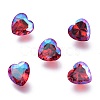 Cubic Zirconia Pointed Back Cabochons ZIRC-H108-07C-227SI-2