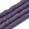 Handmade Polymer Clay Beads X-CLAY-R067-6.0mm-04-1
