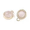Natural Rose Quartz Pendants G-K372-03G-12-2