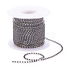 Brass Rhinestone Strass Chains CHC-R125-S6-08S-6