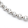 Tarnish Resistant 304 Stainless Steel Rolo Chain Bracelets BJEW-JB06447-01-4