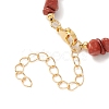 Natural Mixed Gemstone & Pearl & Shell Beaded Chains Necklace NJEW-JN04346-5