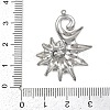 304 Stainless Steel Pendants STAS-G363-01P-3