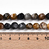 Natural Petrified Wood Beads Strands G-T139-8mm-52-5