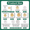 1310Pcs Iron & Alloy & Brass Bead Caps FIND-PH0027-73-2