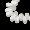 Natural White Jade Beads Strands G-B064-B28-4