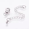 Long-Lasting Plated Brass Chain Extender KK-F711-09P-2