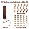 DIY 3m Brass Cable Chain Jewelry Making Kit DIY-YW0005-75R-2