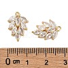 Brass Micro Pave Cubic Zirconia Pendants KK-S348-502-NF-5