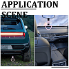 2Pcs ABS Plastic Heart Rear Bumper Warning Handle Ring HJEW-SP0001-49A-7