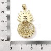 Brass Micro Pave Cubic Zirconia Pendants KK-H267-008B-G-3