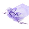 Rectangle Organza Drawstring Bags PAAG-PW0007-09B-08-3