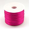 Nylon Satin Rattail Cords NWIR-R025-1.0mm-129-1