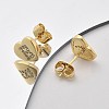 Rack Plating Brass Micro Pave Clear Cubic Zirconia Stud Earrings EJEW-K299-01G-B-2
