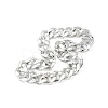 Unisex Thick CCB Plastic Cuban Link Chains Necklaces LS-NJEW-V006-02P-2
