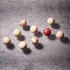 Round Unfinished Wood Beads WOOD-PH0008-10-6