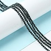 Natural Black Tourmaline Beads Strands G-F748-Y01-01-2