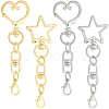 20Pcs 4 Styles Zinc Alloy Swivel Clasps FIND-SP0004-23-7
