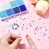 DIY Round Glass Beads Bracelet Making Kits SEED-YW0002-64A-5