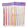 Aluminum Crochet Hooks Needles TOOL-S011-01-7