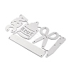 Study Supplies Carbon Steel Cutting Dies Stencils DIY-P076-50-3