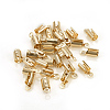 Brass Folding Crimp Ends KK-F777-01LG-1