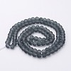 Baking Paint Transparent Glass Bead Strands X-GLAA-S031-8mm-12-2