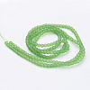 Baking Paint Transparent Glass Bead Strands X-GLAA-S031-4mm-34-2