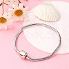 304 Stainless Steel European Style Bracelets for Jewelry Making BJEW-YW0001-07-6