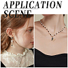 32Pcs 8 Styles Alloy Enamel Pendants ALRI-SC0001-52-5