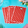 Polka Dot PET Plastic Packing Bags with Die Cut Hole Handle ABAG-TADJ0002-001F-3