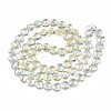 Electroplate Glass Beads Strands EGLA-S188-14-B02-2
