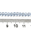 Transparent Baking Paint Glass Beads Strands DGLA-A034-T4mm-D13-4