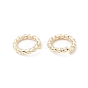 Brass Twisted Open Jump Rings X-KK-WH0060-02B-G-2