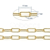 Brass Paperclip Chains CHC-G007-01G-4