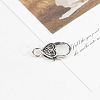 Zinc Alloy Lobster Claw Clasps PURS-PW0005-072AS-1
