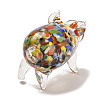 Handmade Lampwork 3D Animal Ornaments LAMP-H064-01C-2