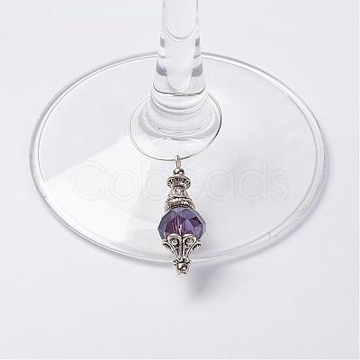 Wine Glass Charms AJEW-JO00153-01-1