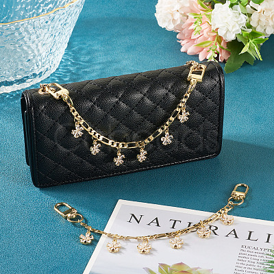 Brass Figaro Chains Bag Strap AJEW-TAC00040-1
