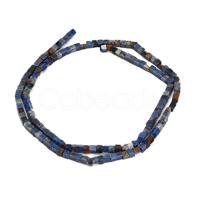 Natural Dumortierite Beads Strands GG-CBA2498-A05-01-1