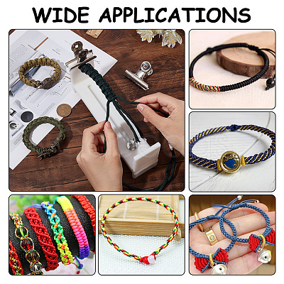 Acrylic Bracelet Webbing Retainer Knitting Tool TOOL-WH0155-21A-1