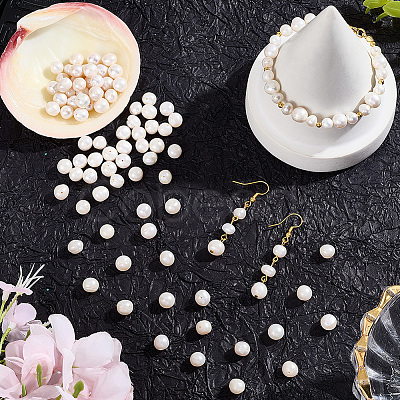 100Pcs Natural Cultured Freshwater Pearl Beads PEAR-LT0001-15-1