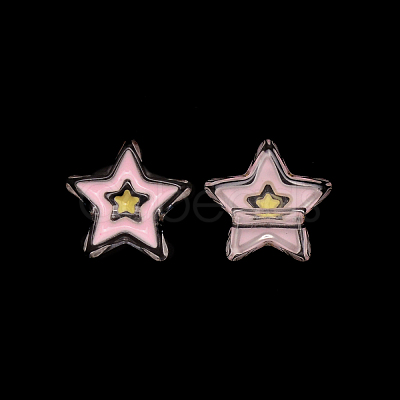 Resin Enamel Beads RESI-CJC0008-29D-1