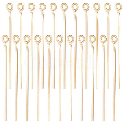 200Pcs Brass Eye Pins KK-BBC0002-89-1