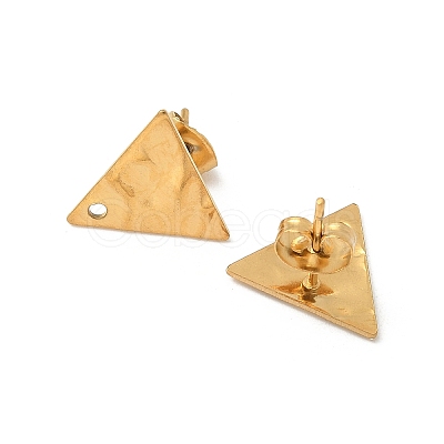304 Stainless Steel Stud Earring Finding STAS-V015-31C-G-1