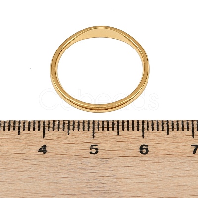 304 Stainless Steel Plain Band Rings RJEW-P151-01G-02-1