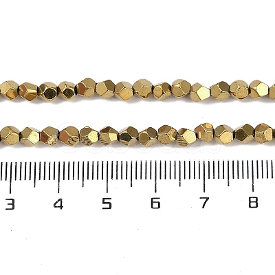 Electroplated Synthetic Non-magnetic Hematite Beads Strands X-G-A234-G03-01G-1